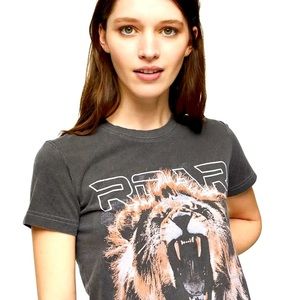 Topshop Roar graphic tee